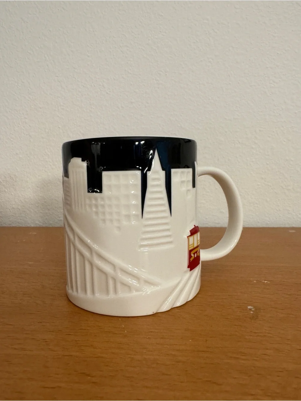 Starbucks | San Francisco Skyline Red Trolley Car Coffee Cup